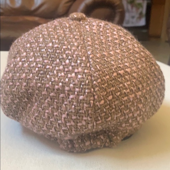 Light pink and Carmel color design hat - Picture 2 of 2